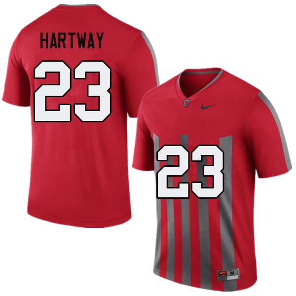Ohio State Buckeyes #23 Michael Hartway Men Stitched Jersey Throwback
